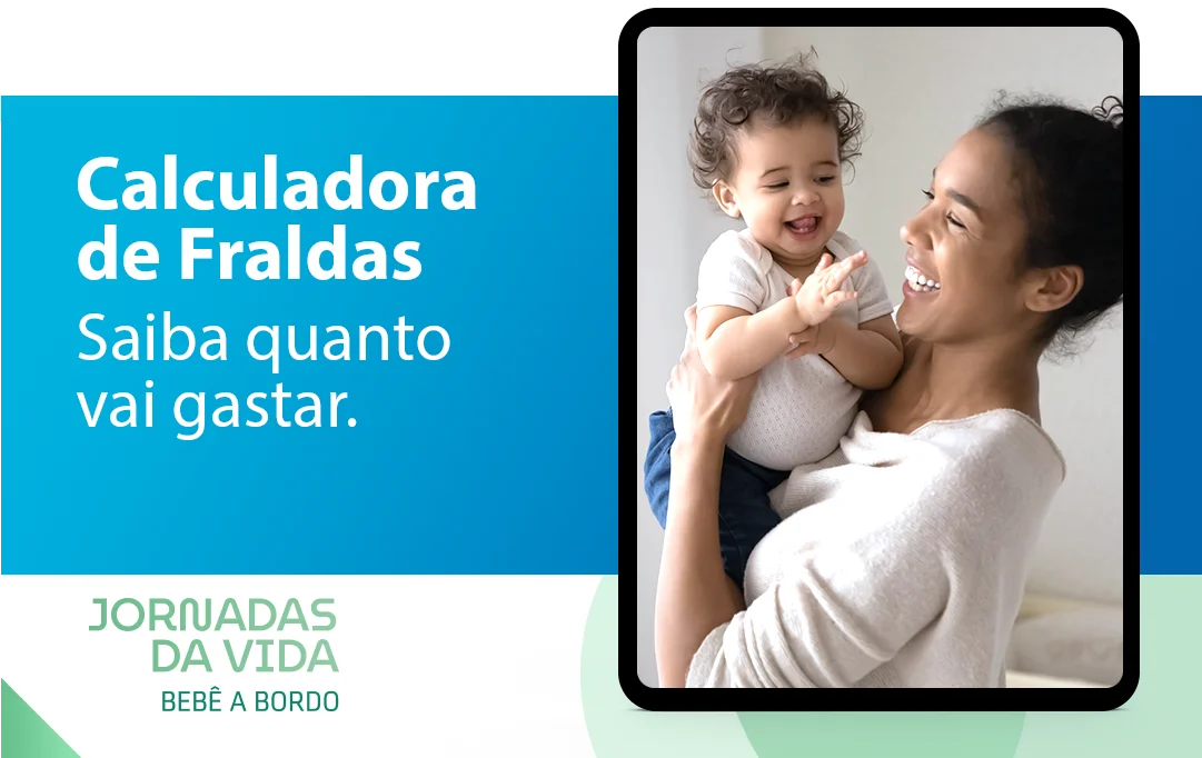 Use a calculadora de fralda para saber quanto seu bebê vai gastar